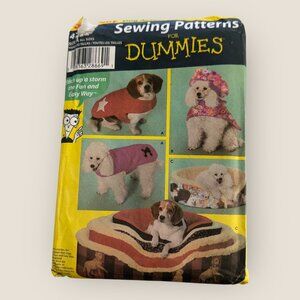 Vintage Simplicity Sewing Pattern 4793 Dog Bed Covers and Coats